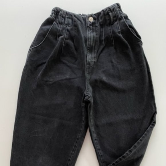 ZARA High Rise Paperbag Jeans - Picture 2 of 4